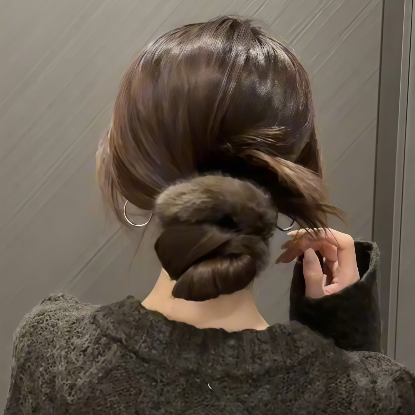 大肠发圈女扎头发皮筋丸子头头绳