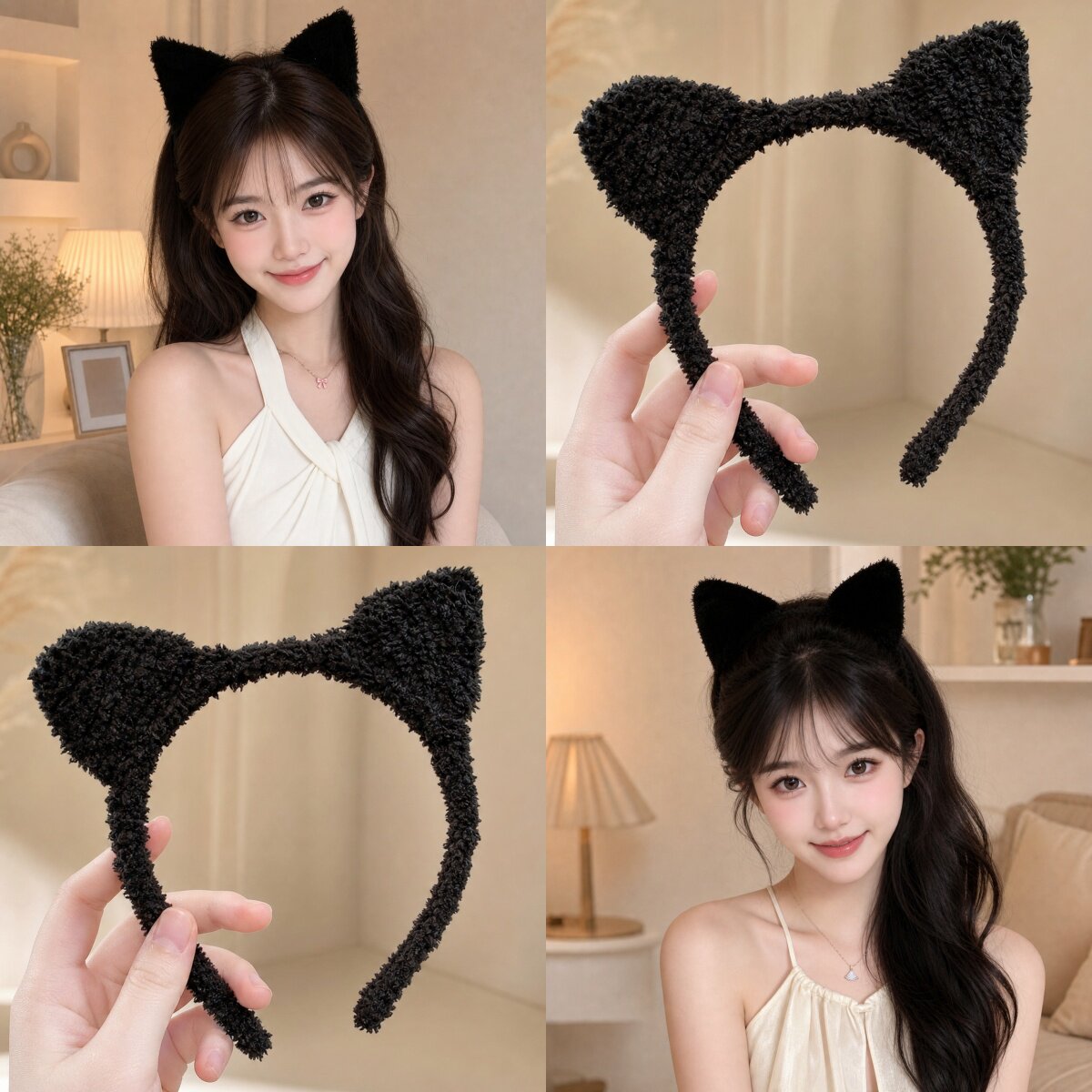 猫咪发箍洗脸头箍小猫发卡发带