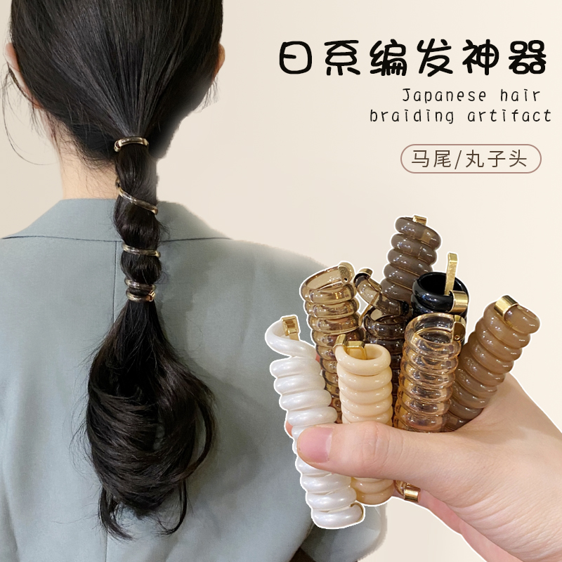 马尾固定神器头绳女不伤发