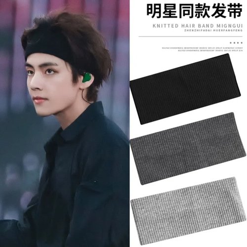 运动发带男士头带止汗带头巾吸汗跑步防汗篮球健身头戴导汗巾发箍