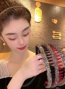 发箍女洗脸2026年新款头箍女款高级感压碎发发捆头饰高颅顶发卡旅