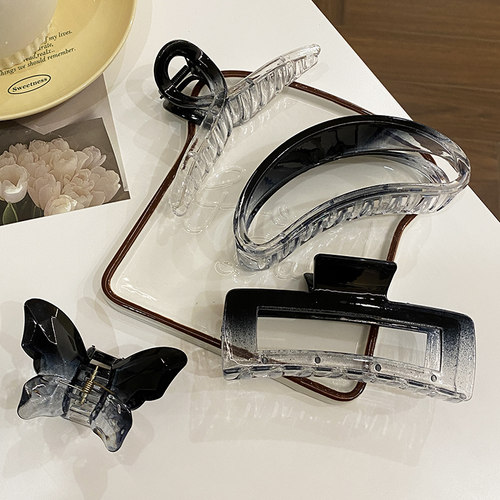 超大号抓夹女后脑勺夹子头饰