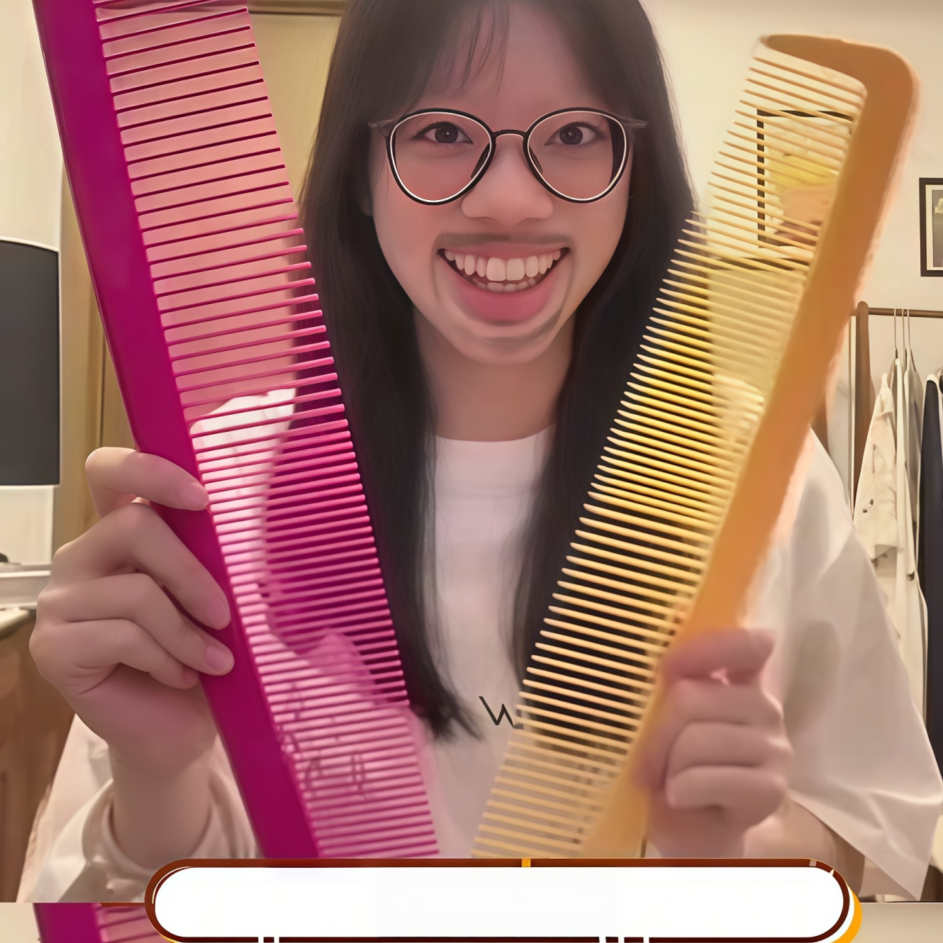 梳子夸张搞笑道具梳子直发梳
