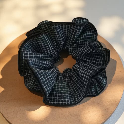 大肠发圈女丸子头头绳皮筋头花