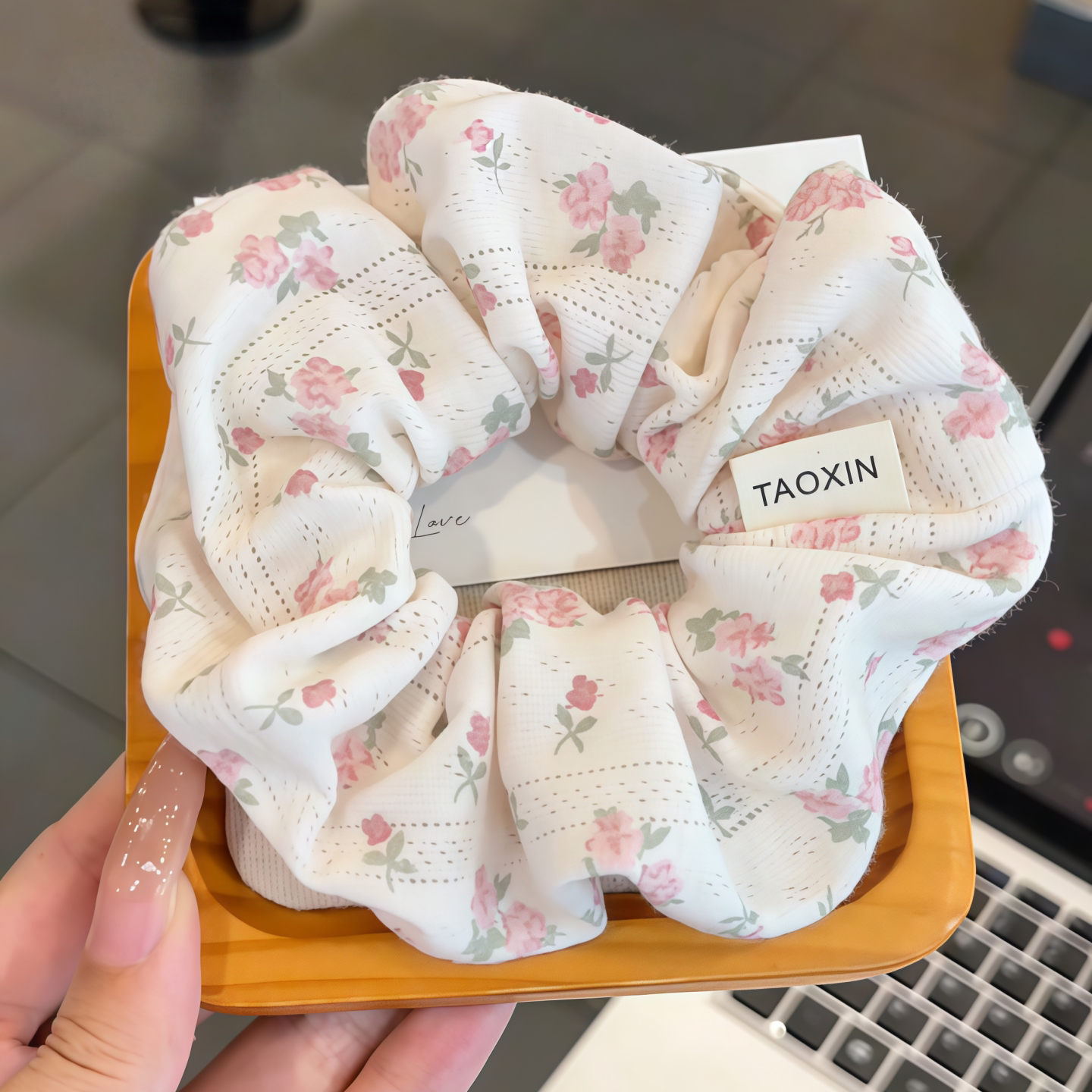 大肠发圈女蝴蝶结发绳头花发饰