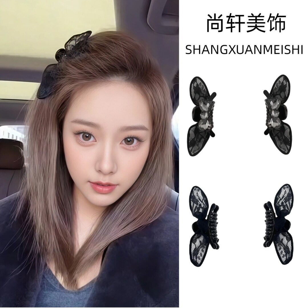 蝴蝶结小抓夹女刘海公主头发夹