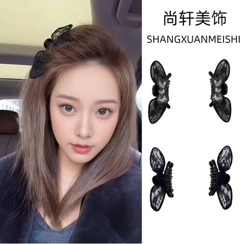蝴蝶结小抓夹女刘海公主头发夹
