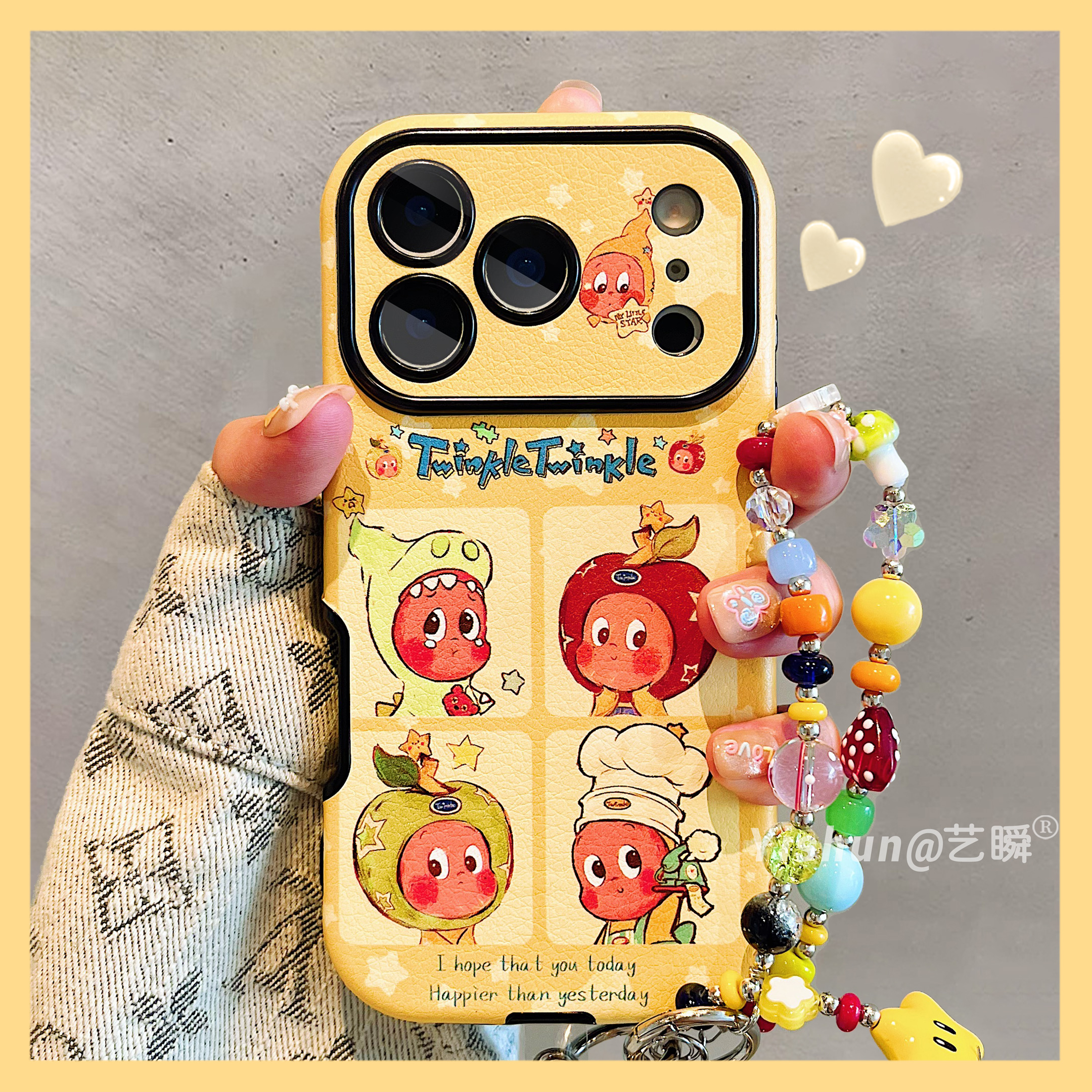 趣味四宫格角色扮演星星宝宝秒变17适用iPhone17ProMax手机壳苹果16pro新款15全包镜头13皮质14可爱pm保护套