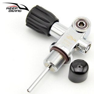 250BAR专业潜水气瓶瓶阀G3/4阀门开关K式瓶头阀DIN+YOKE两用VL-05