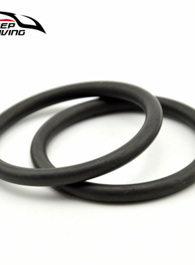 2支装潜水背飞BCD肩部大肠管固定橡胶圈蛇腹管束圈水肺技潜侧挂