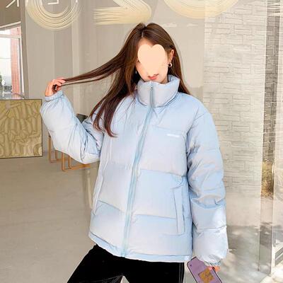 明摩短款羽绒服女2024新款冬季宽松加厚亮世秋面包服潮官方旗舰店