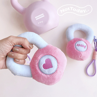 NotToday 金刚芭比健身包搭子毛绒包挂创意礼物 壶铃包挂100kg