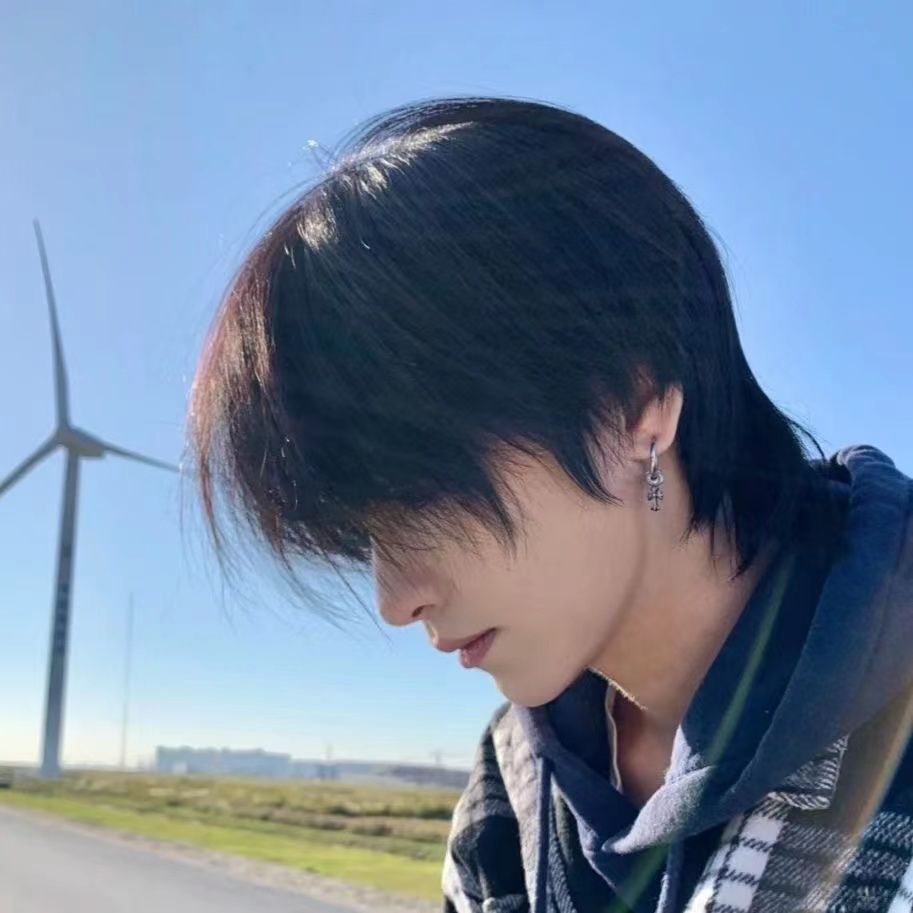 假毛男生鲻鱼头超a狼尾酷帅气韩版自然短直发个性cos蓬松全头套式