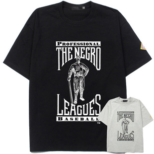 高街宽松T恤休闲 素印花图案圆领套头短袖 2026春夏新款 FOG棒球元