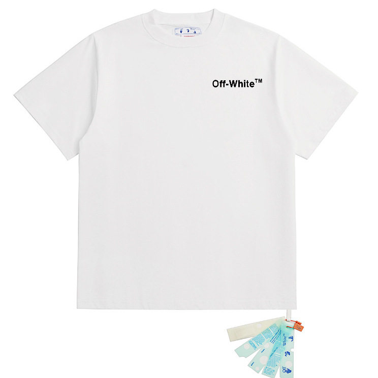 2026春夏新款OW幻影字母印花T恤