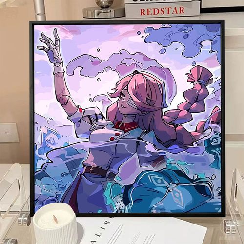 蛋仔派对数字油画diy填色手工画