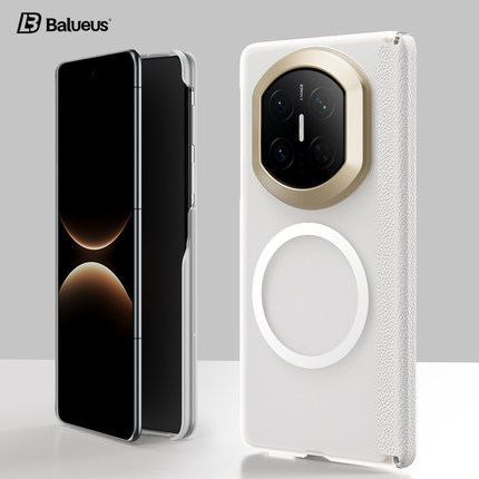 Balueus适用华为MateX7手机壳X7典藏版折叠屏MateX6保护套肤感磨砂X5双中轴全包防摔X3磁吸外壳男女2026新款