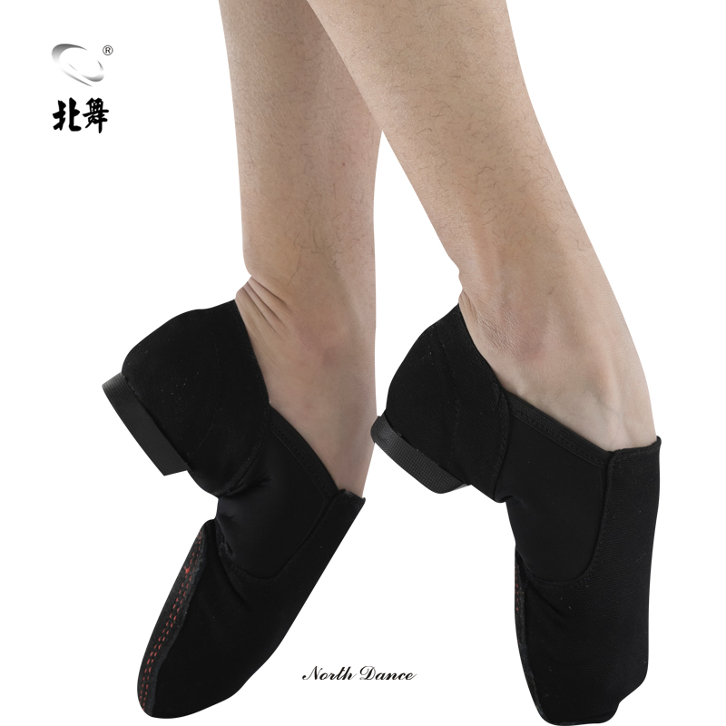 北舞帆布室内外练功鞋舞蹈鞋软底教师鞋成人爵士芭蕾舞鞋形体男女