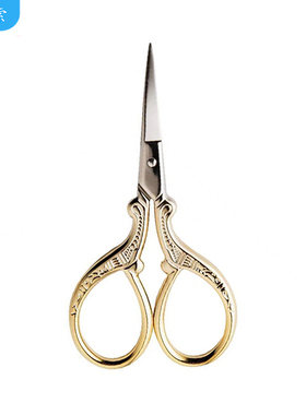 小剪刀茶叶刺绣十字绣线头剪刀学生复古手工家用迷你精致剪子便携