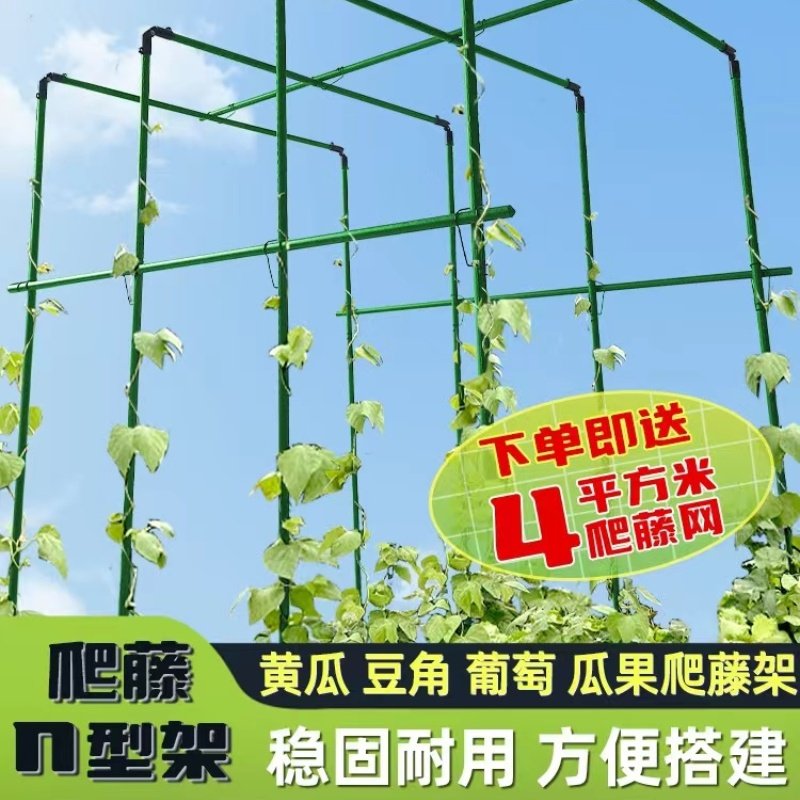 户外庭院花架番茄青瓜豆角植物爬藤架园艺菜园蔷薇月季盆栽支撑杆,鲜花速递/花卉仿真/绿植园艺,花架,淘宝优惠券,粉丝福利购,淘宝优惠卷
