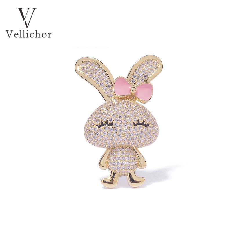 vellichor小众ins可爱日系小兔子胸针女高档西装配饰别针生肖兔潮