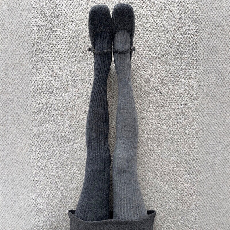 miu系细坑条打底裤真的好显瘦啊