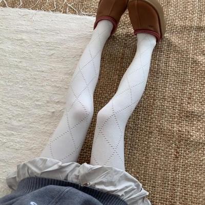 超喜欢这种提花款miu系连裤袜！