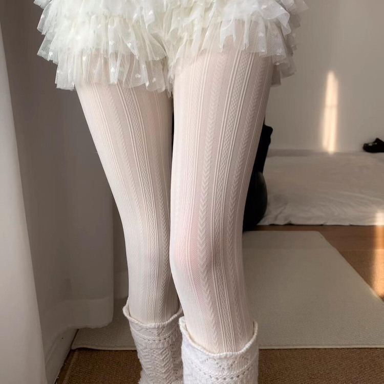 微微透纯欲裤袜~巨显腿细显腿长