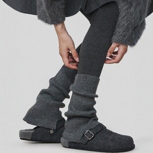 太绝了!袜套+leggings叠穿时髦又显瘦!2026超细腻复古微喇腿套