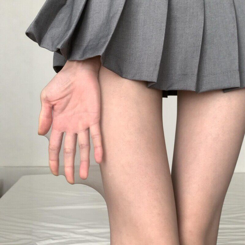 好权威的0D灰丝！妥妥春夏清透感神器~0D裸感柔焦透肤美肤丝袜女~
