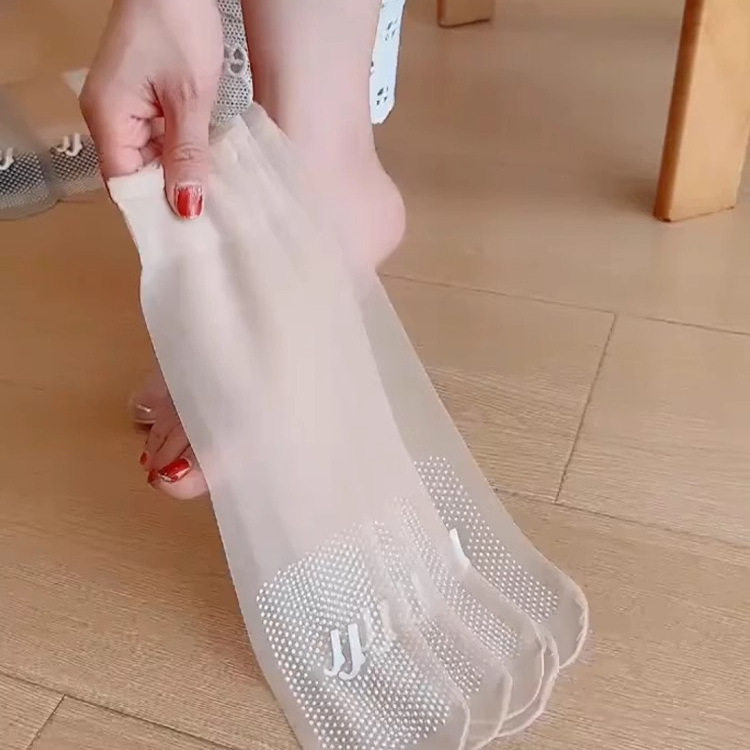 透气隐形不闷脚超薄无痕水晶袜子