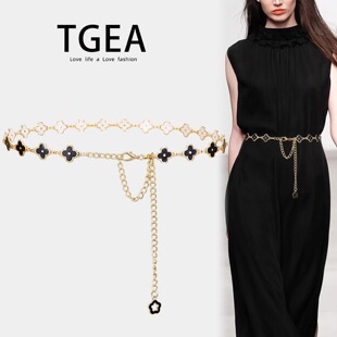 2026新款女士腰链配连衣裙子收腰夏季装饰细腰带链条百搭ins风潮