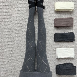 太miu了～高级质感 袜真 羊绒材质好保暖 菱格裤 初秋氛围感穿搭