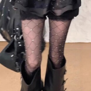 不辣的姐不穿！bulingbuling的闪钻黑丝！！巨美气质高级感！鞋带