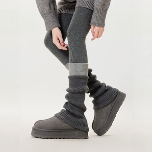 今年巨流行的legging风袜套！慵懒高质感秋冬穿搭吸睛度直接封神~