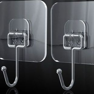 强力粘钩免打孔无痕承重厨房墙面挂钩贴粘胶牢固实用