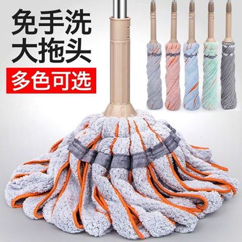 自拧水大号免手洗拖把瓷砖耐用旋转拖把神器加宽家庭装楼梯宽头