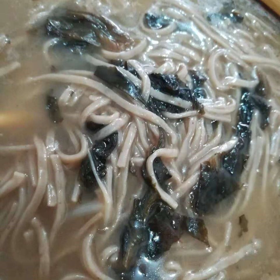 芝麻叶豆面条阜阳特产杂面条河南黄豆面小麦面高粱面合制粗粮杂粮