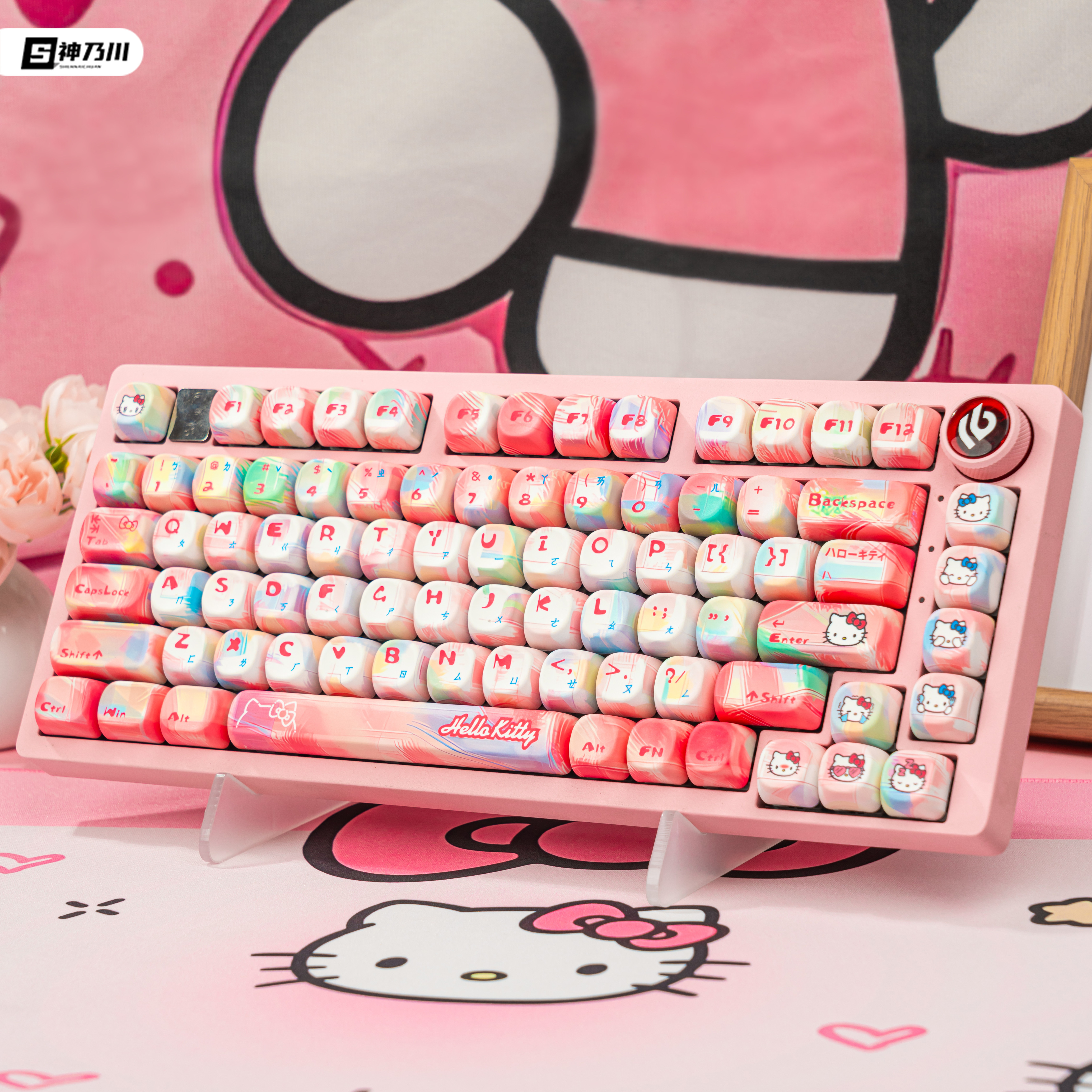 神乃川HelloKitty猫键帽KT猫键帽
