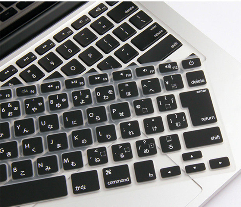 适用苹果13寸macbook pro硅胶键盘膜imac一体机日版膜11寸air防尘