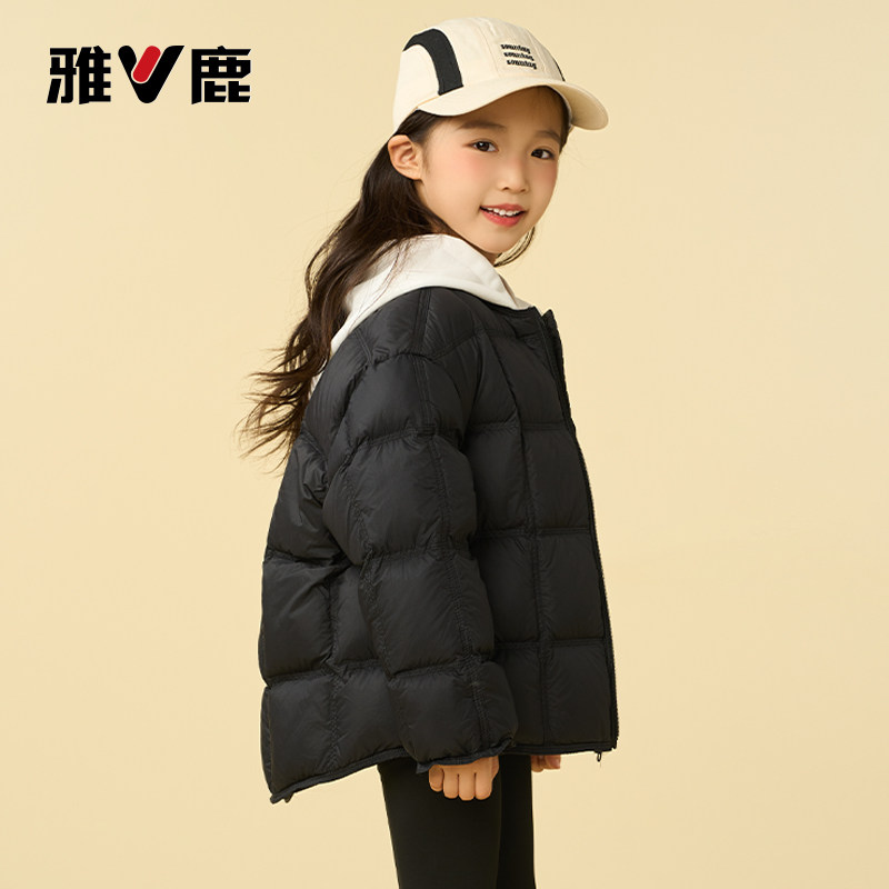 雅鹿中小童儿童羽绒服内胆