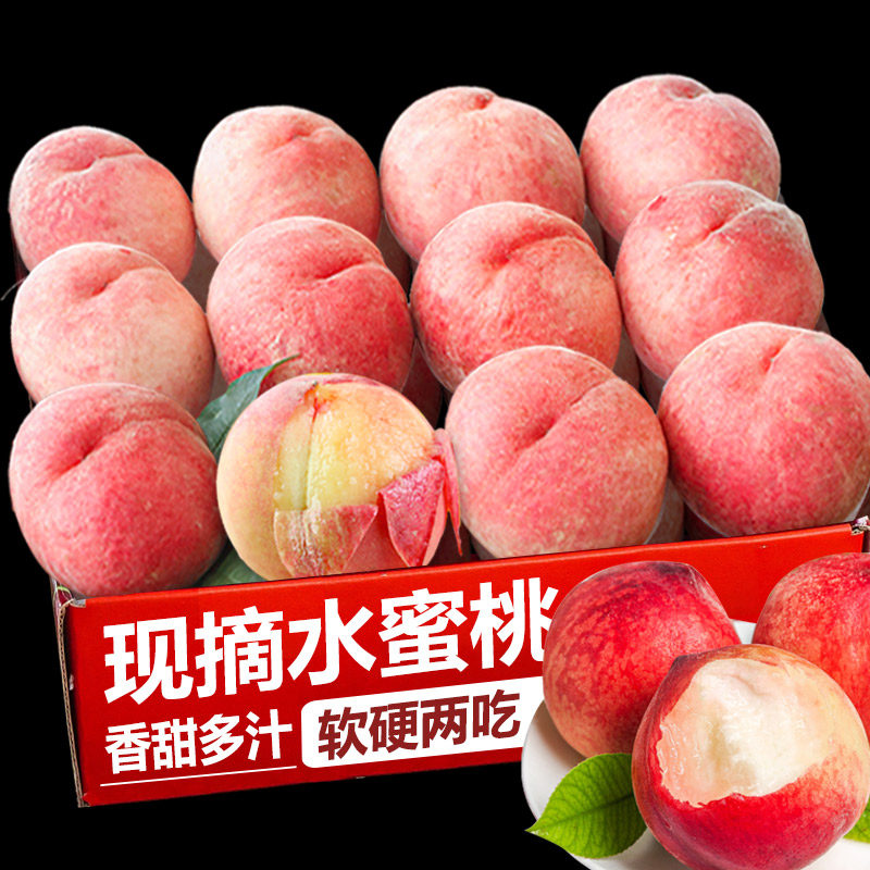 水蜜桃现摘山西头茬脆甜多汁正宗新鲜当季水果孕妇水果桃子毛桃子