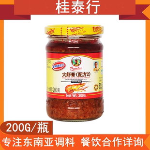 潘泰诺华星大虾膏泰国原装进口虾酱虾头油炒空心菜（配方2）200G