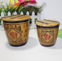Hot pepper lard Jar Ceramic Jar Jar domestic kitchen high temperature resistant oil jar with lid large traditional
