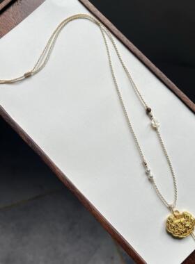 2025藏灵手绳手工编制项链绳玉佛平安扣金锁玉佩南红吊坠挂绳女锁