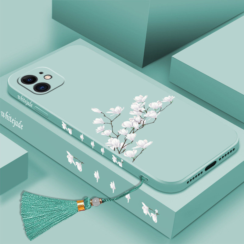 苹果全包新品液态硅胶轻薄防摔壳