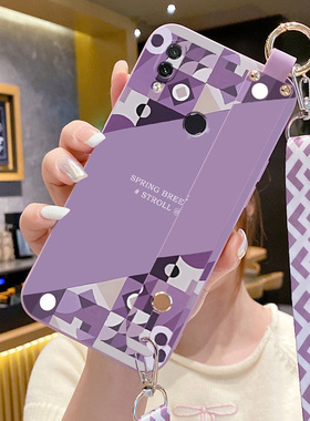 适用红米note7手机壳腕带支架MDE6S新款液态硅胶红米note5a高配版斜跨挂绳redminote7pro男女M1901F7BE防摔潮