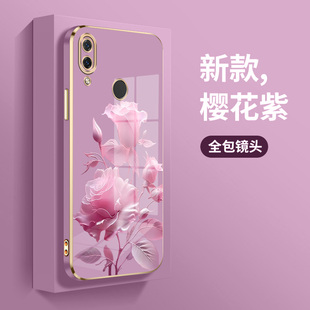 适用华为nova3手机壳ANE-AL00时尚华为nova3i新款直边电镀壳INE-AL00超薄防摔PAR-AL00硅胶huaweinova3e个性