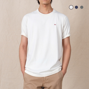 国棉壹厂超柔系列t恤男女红旗修身 新疆棉白t恤打底 纯棉圆领短袖