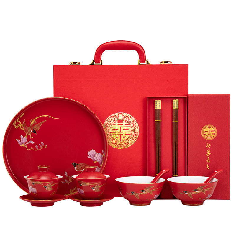 用品新婚礼物情侣闺蜜套装喜碗
